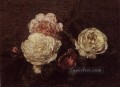 Flowers Roses2 flower painter Henri Fantin Latour
